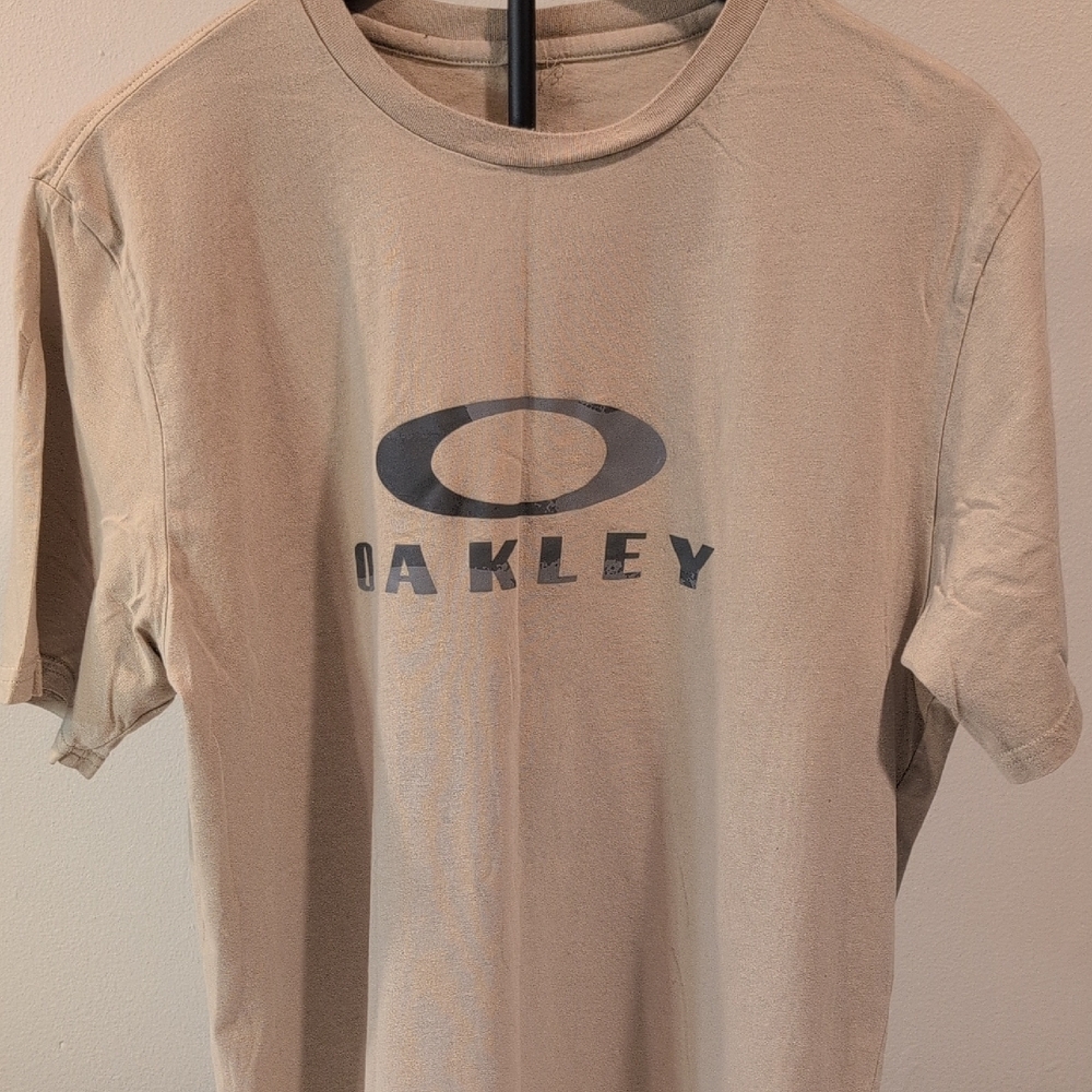 Oakley Beige Short Sleeve Tee